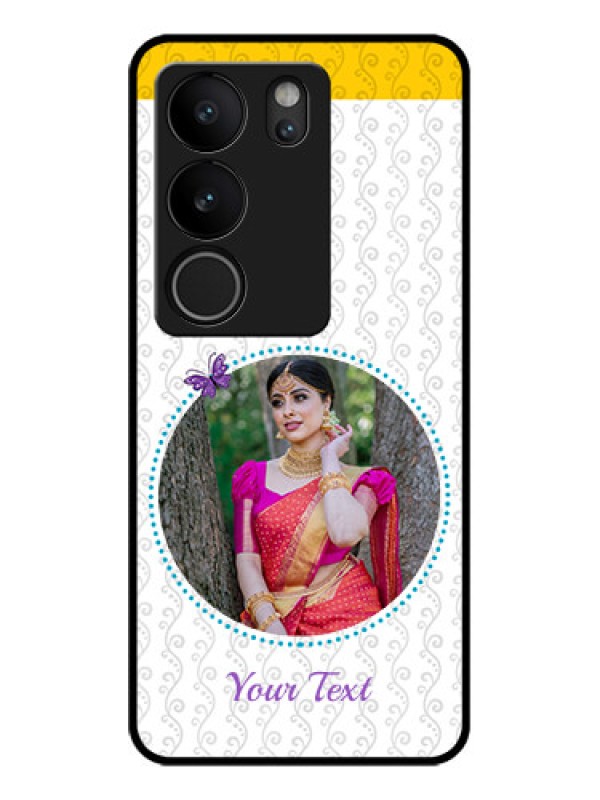 Custom Vivo V29 5G Custom Glass Phone Case - Girls Premium Case Design