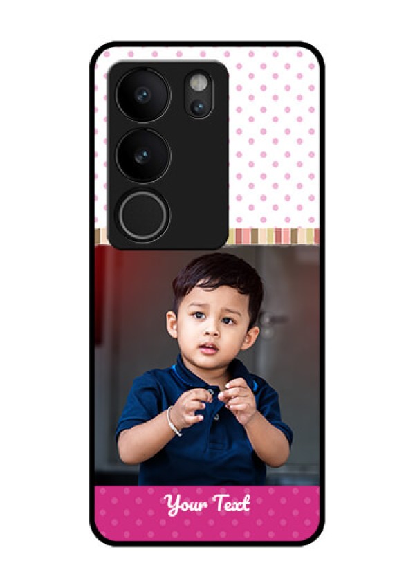Vivo V29 5G Custom Glass Phone Case - Cute Girls Cover Design