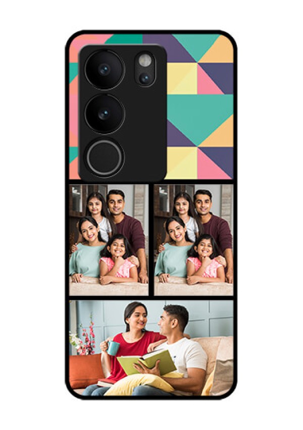 Vivo V29 5G Custom Glass Phone Case - Bulk Pic Upload Design