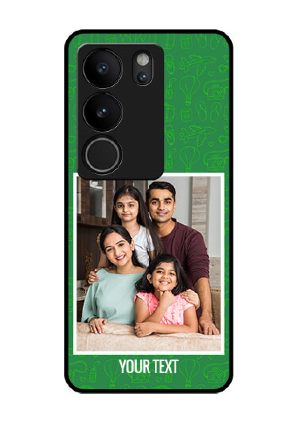 Vivo V29 5G Custom Glass Phone Case - Picture Upload Design