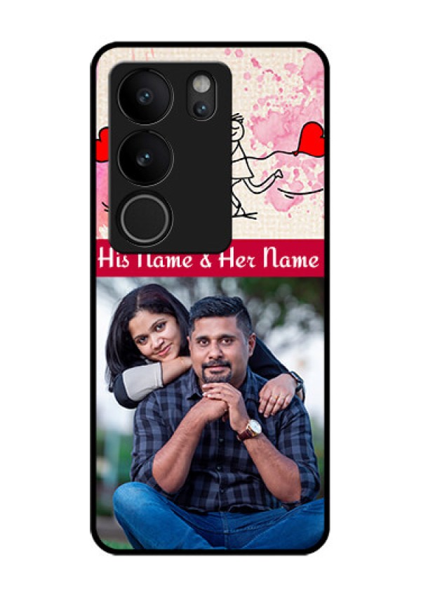 Vivo V29 5G Custom Glass Phone Case - You And Me Case Design