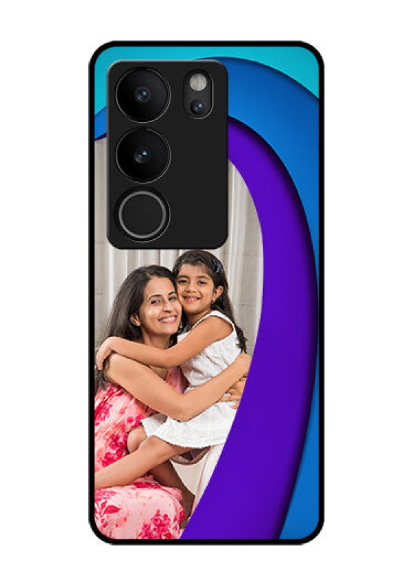 Vivo V29 5G Custom Glass Phone Case - Simple Pattern Design