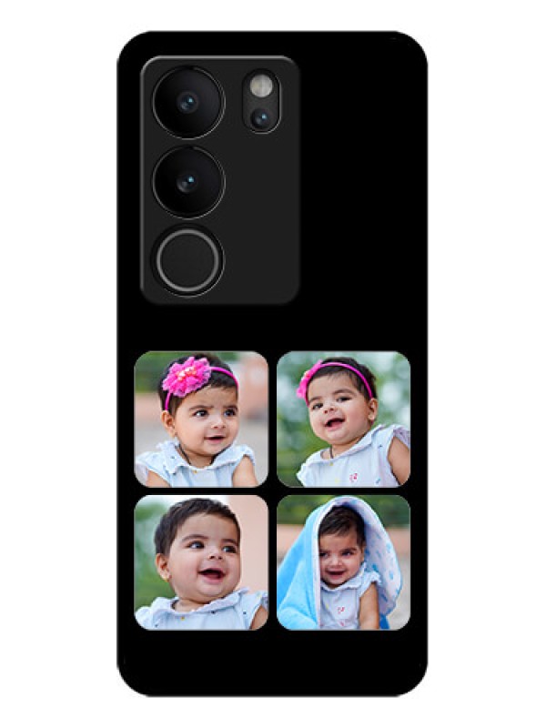 Custom Vivo V29 5G Custom Glass Phone Case - Multiple Pictures Design