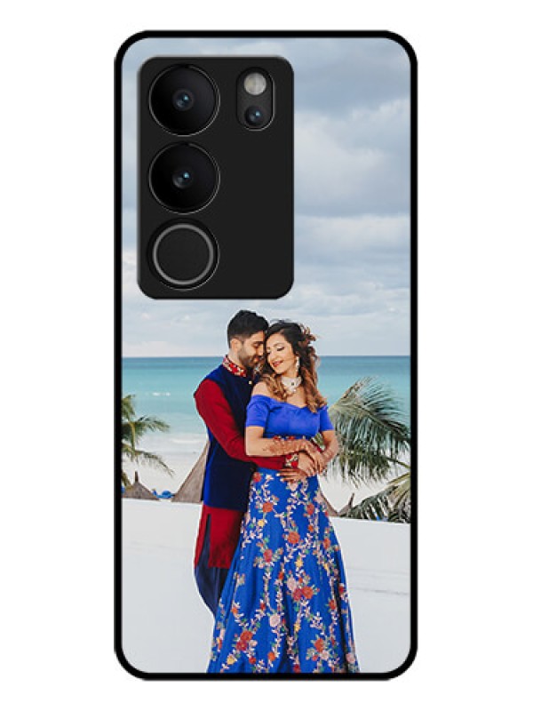 Custom Vivo V29 5G Custom Glass Phone Case - Upload Full Picture Design