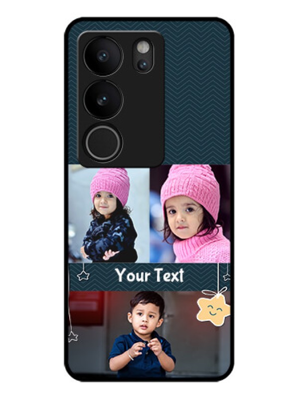 Custom Vivo V29 5G Custom Glass Phone Case - Hanging Stars Design