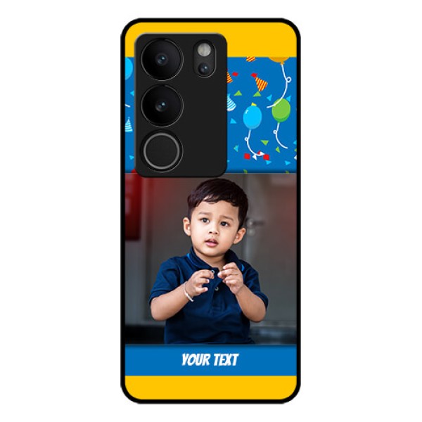 Vivo V29 5G Custom Glass Phone Case - Birthday Wishes Design
