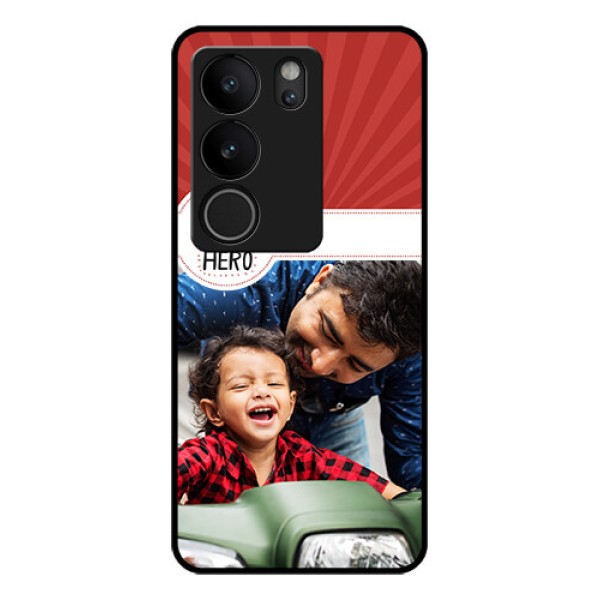 Vivo V29 5G Custom Glass Phone Case - My Dad Hero Design