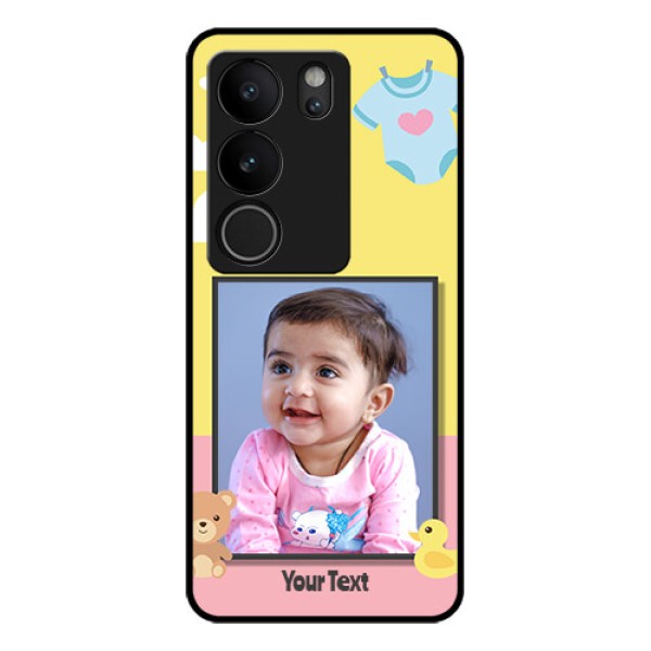 Vivo V29 5G Custom Glass Phone Case - Kids 2 Color Design Vivo V29 5G Custom Glass Phone Case - Kids 2 Color Design