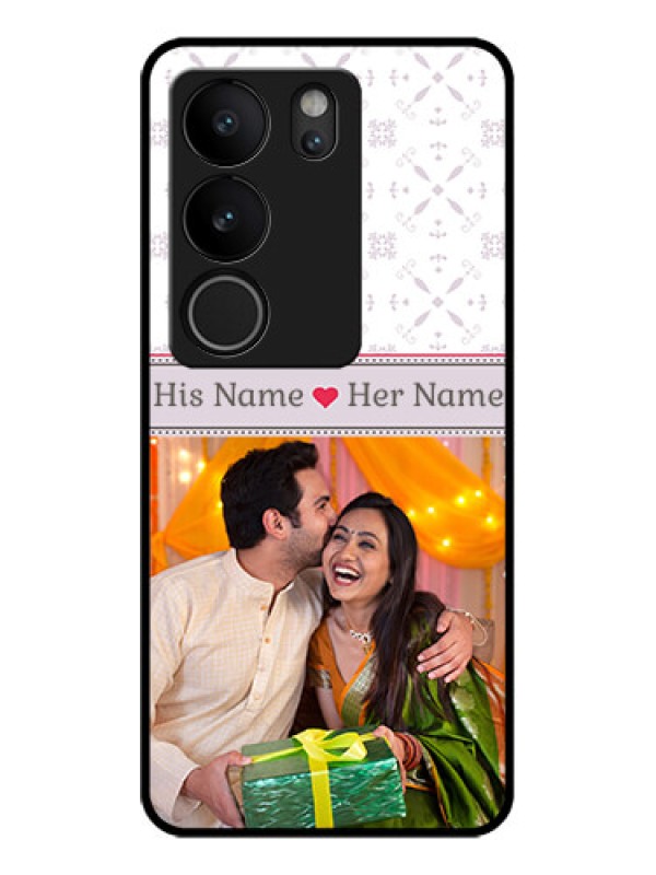 Custom Vivo V29 5G Custom Glass Phone Case - With Photo And Ethnic Design