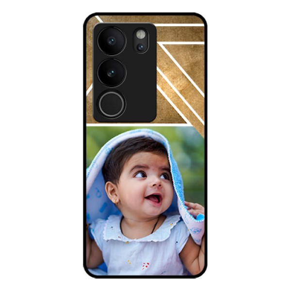 Vivo V29 5G Custom Glass Phone Case - Gradient Abstract Texture Design Vivo V29 5G Custom Glass Phone Case - Gradient Abstract Texture Design
