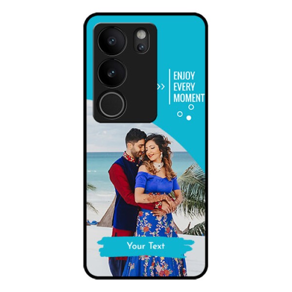 Vivo V29 5G Custom Glass Phone Case - Happy Moment Design