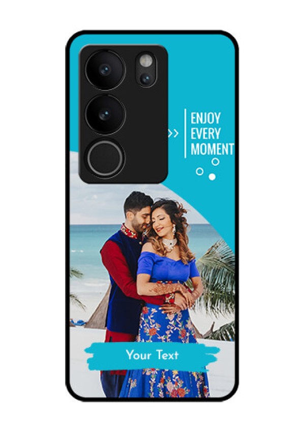 Vivo V29 5G Custom Glass Phone Case - Happy Moment Design