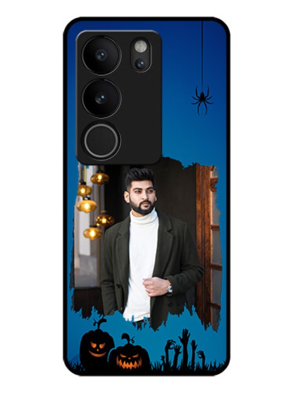Custom Vivo V29 5G Custom Glass Phone Case - With Pro Halloween Design