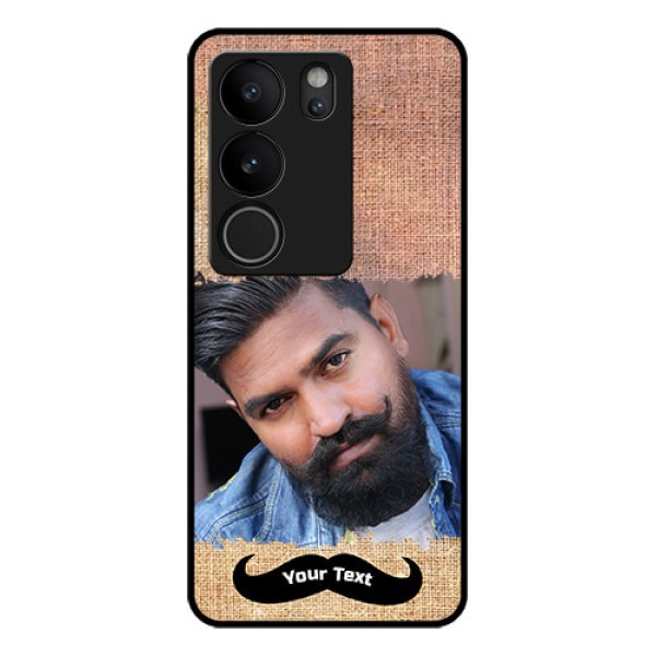 Vivo V29 5G Custom Glass Phone Case - With Texture Design
