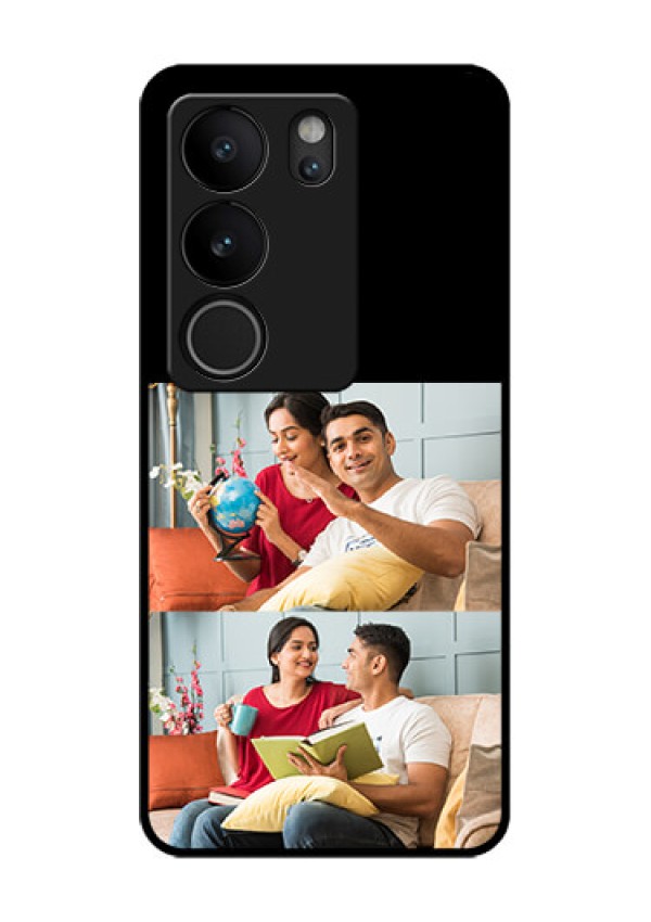 Vivo V29 5G Custom Glass Phone Case - 2 Images Design