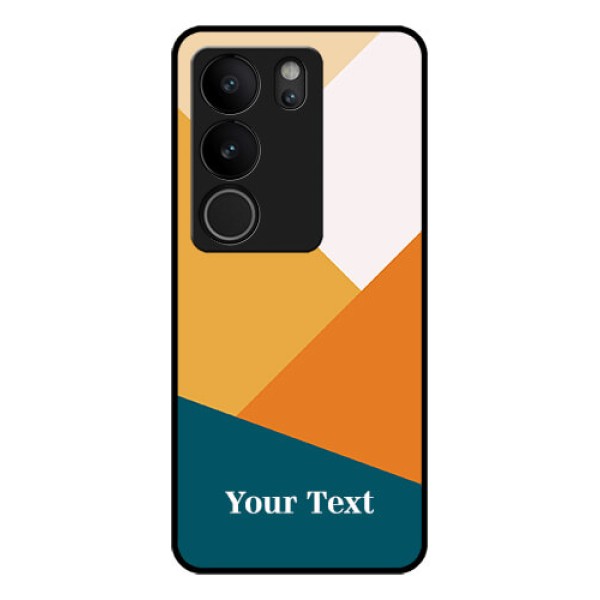 Vivo V29 5G Custom Glass Phone Case - Stacked Multi - Colour Design Vivo V29 5G Custom Glass Phone Case - Stacked Multi - Colour Design