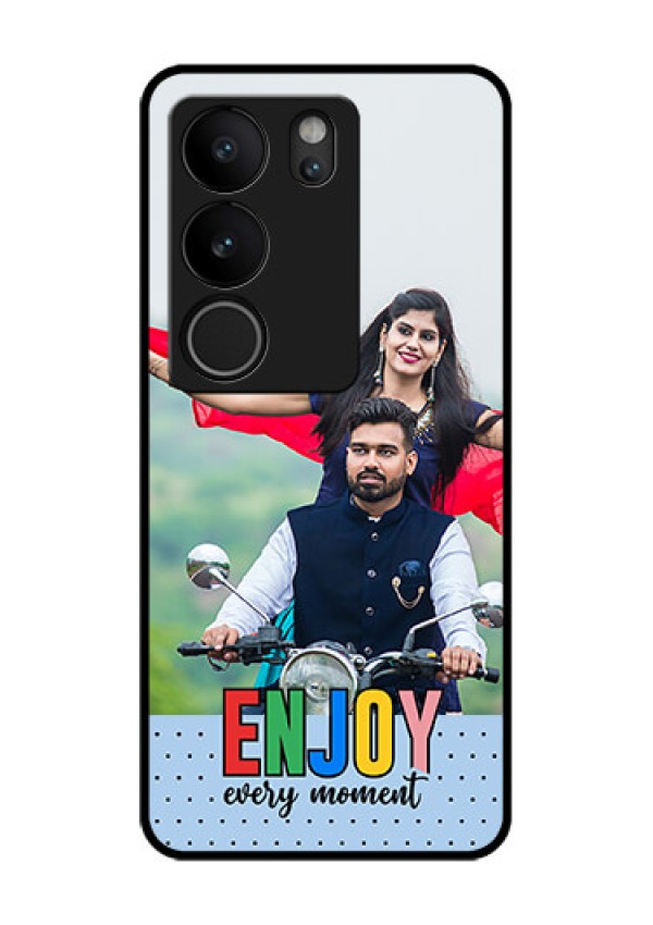 Vivo V29 5G Custom Glass Phone Case - Enjoy Every Moment Design
