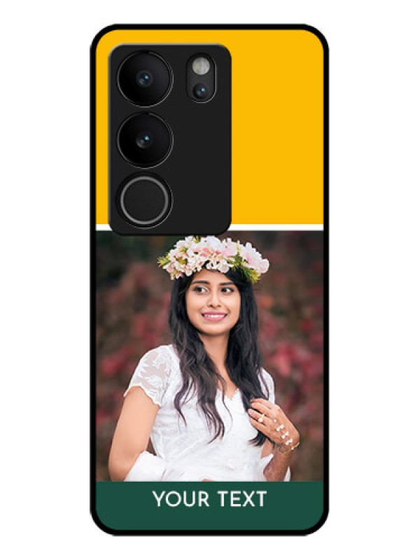 Custom Vivo V29 Pro 5G Custom Glass Phone Case - Love You Design