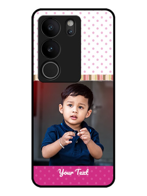 Custom Vivo V29 Pro 5G Custom Glass Phone Case - Cute Girls Cover Design