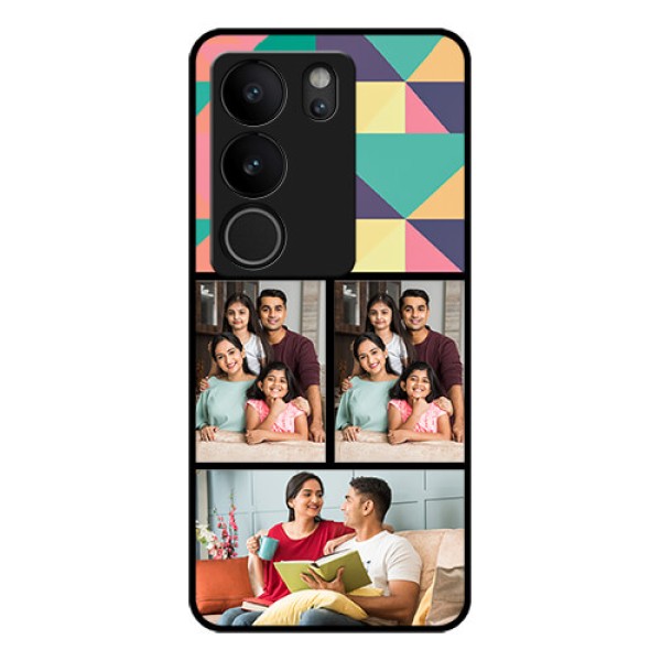 Vivo V29 Pro 5G Custom Glass Phone Case - Bulk Pic Upload Design