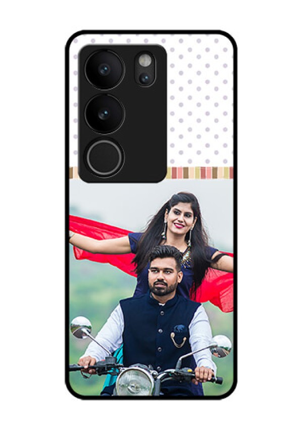 Vivo V29 Pro 5G Custom Glass Phone Case - Cute Family Design