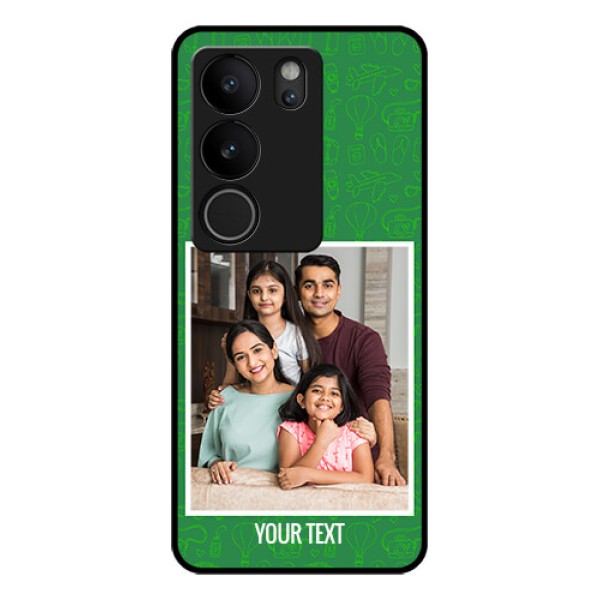 Vivo V29 Pro 5G Custom Glass Phone Case - Picture Upload Design