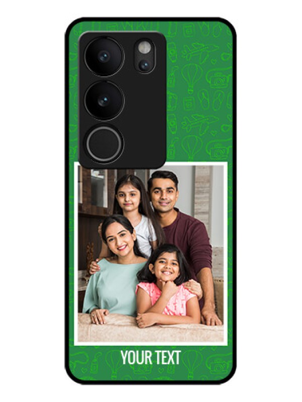 Custom Vivo V29 Pro 5G Custom Glass Phone Case - Picture Upload Design