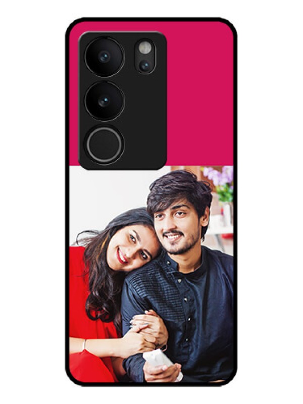 Custom Vivo V29 Pro 5G Custom Glass Phone Case - Anniversary Cover Design