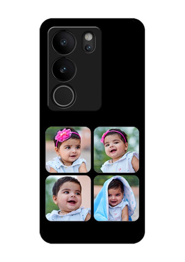 Vivo V29 Pro 5G Custom Glass Phone Case - Multiple Pictures Design