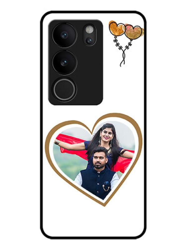 Custom Vivo V29 Pro 5G Custom Glass Phone Case - You & Me Design
