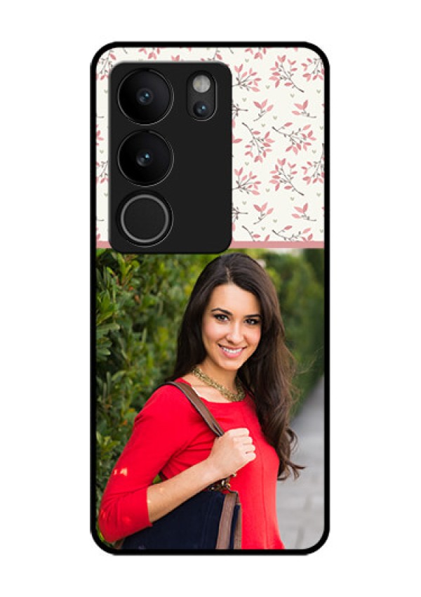 Vivo V29 Pro 5G Custom Glass Phone Case - Stunning Floral Design