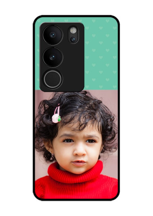 Vivo V29 Pro 5G Custom Glass Phone Case - Lovers Picture Design