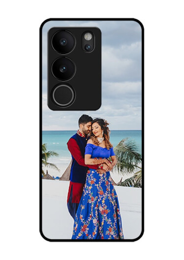 Vivo V29 Pro 5G Custom Glass Phone Case - Upload Full Picture Design