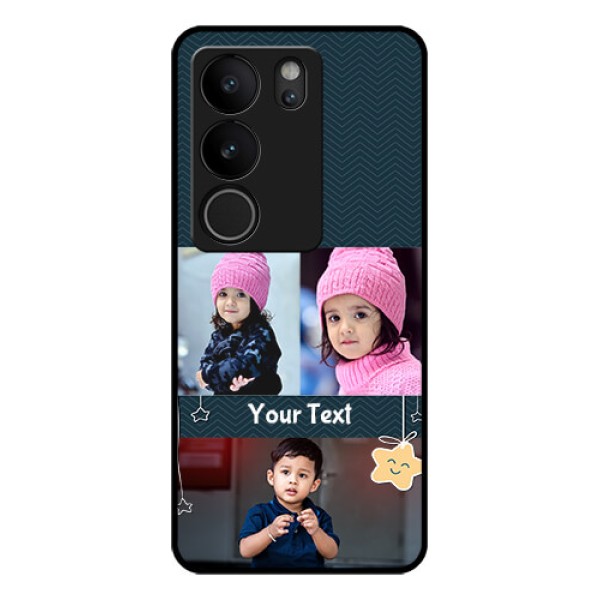 Vivo V29 Pro 5G Custom Glass Phone Case - Hanging Stars Design Vivo V29 Pro 5G Custom Glass Phone Case - Hanging Stars Design