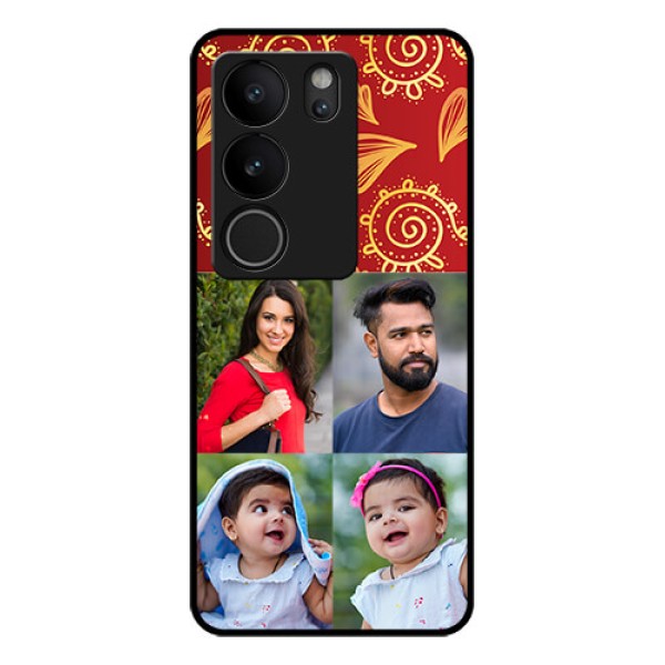 Vivo V29 Pro 5G Custom Glass Phone Case - 4 Image Traditional Design