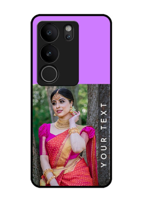 Vivo V29 Pro 5G Custom Glass Phone Case - Birthday Icons Design