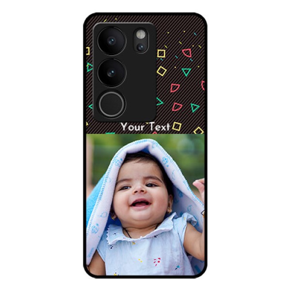 Vivo V29 Pro 5G Custom Glass Phone Case - With Confetti Birthday Design Vivo V29 Pro 5G Custom Glass Phone Case - With Confetti Birthday Design