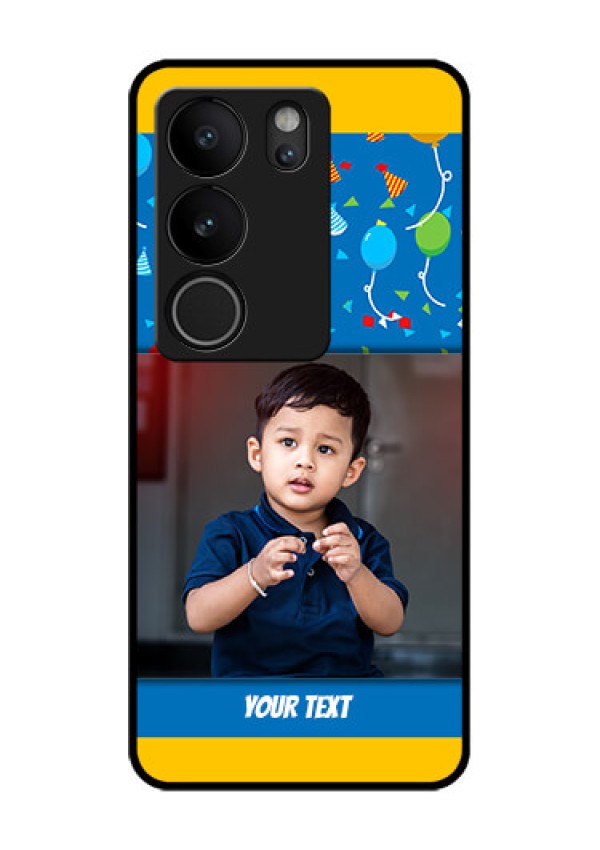 Vivo V29 Pro 5G Custom Glass Phone Case - Birthday Wishes Design