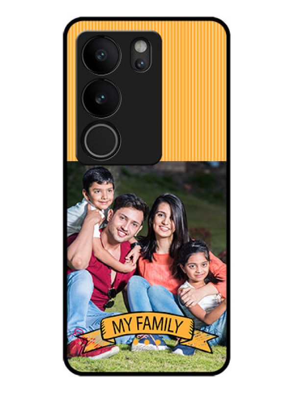 Custom Vivo V29 Pro 5G Custom Glass Phone Case - My Family Design