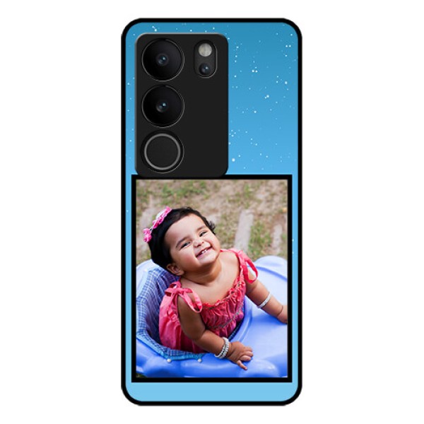 Vivo V29 Pro 5G Custom Glass Phone Case - Wave Pattern Colorful Design