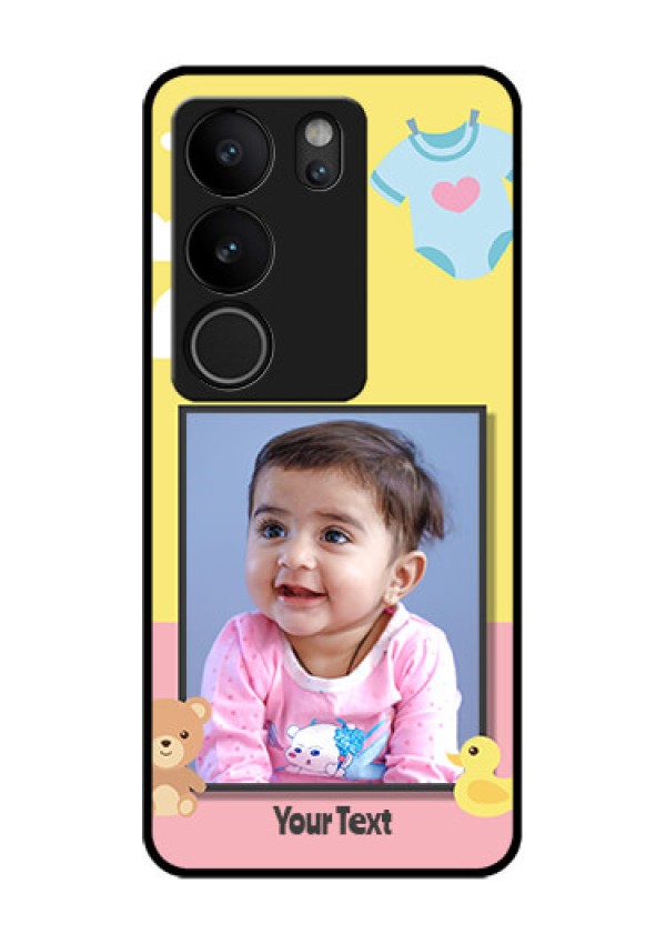 Vivo V29 Pro 5G Custom Glass Phone Case - Kids 2 Color Design