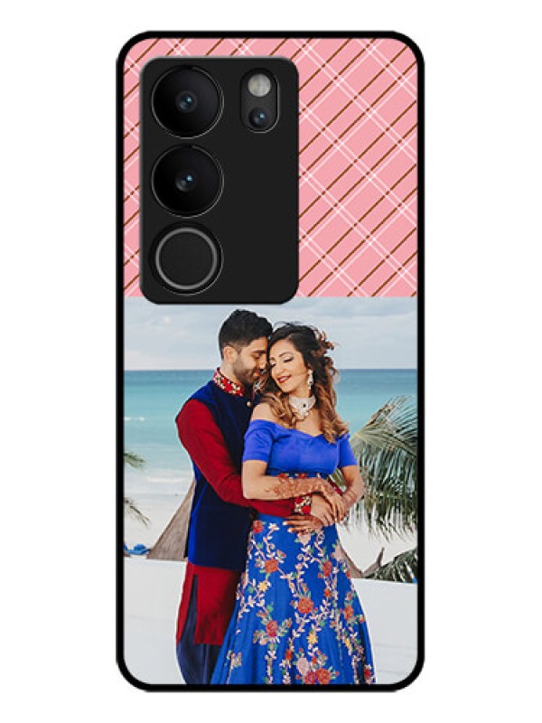 Custom Vivo V29 Pro 5G Custom Glass Phone Case - Together Forever Design