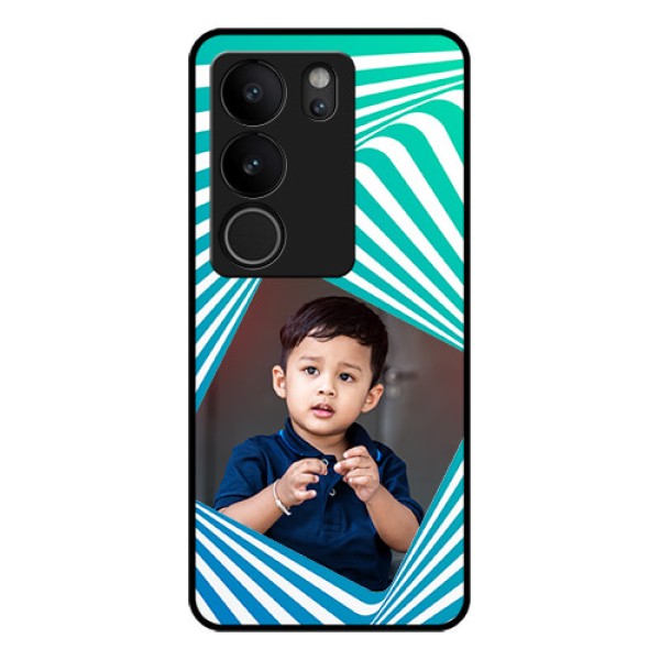 Vivo V29 Pro 5G Custom Glass Phone Case - Abstract Spiral Design