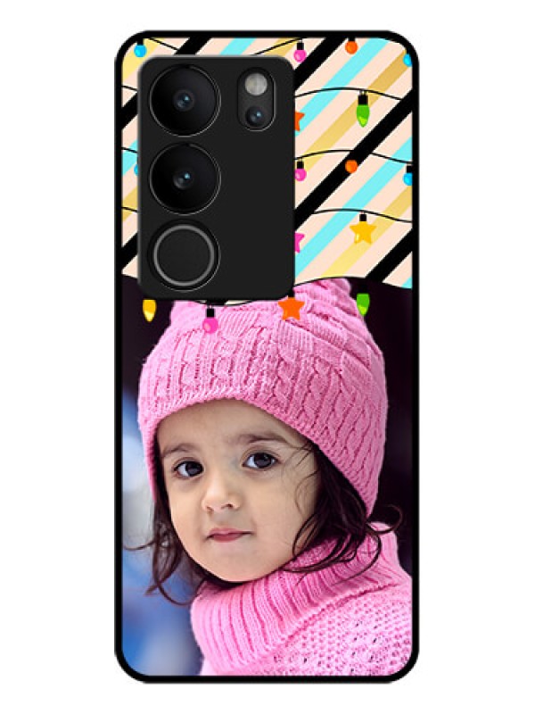 Custom Vivo V29 Pro 5G Custom Glass Phone Case - Lights Hanging Design