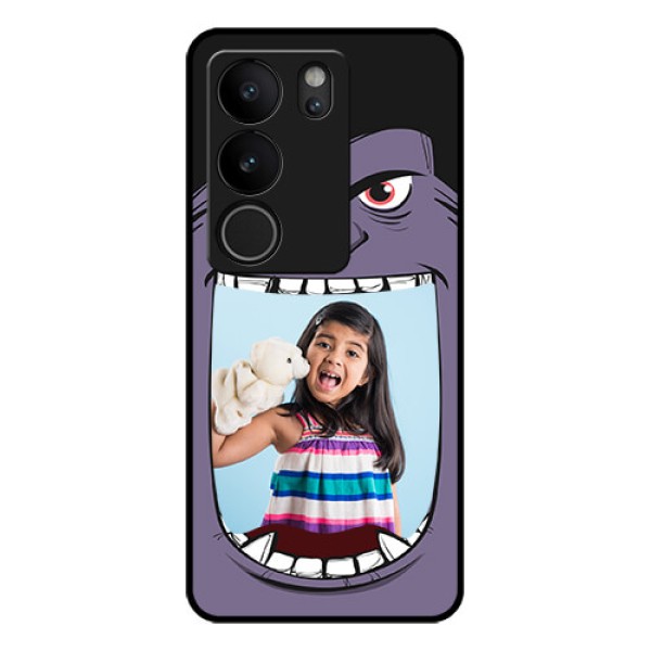 Vivo V29 Pro 5G Custom Glass Phone Case - Angry Monster Design