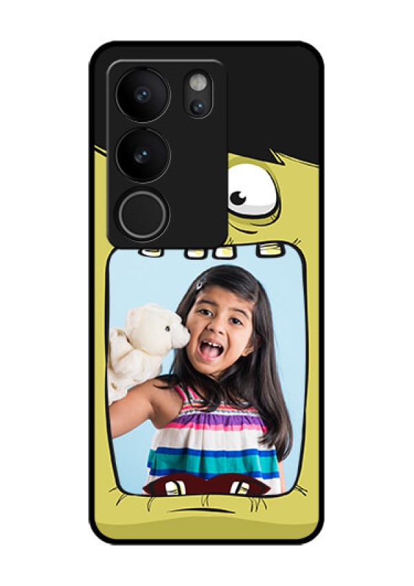 Vivo V29 Pro 5G Custom Glass Phone Case - Cartoon Monster Back Case Design
