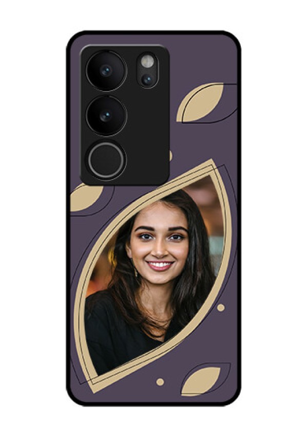 Vivo V29 Pro 5G Custom Glass Phone Case - Falling Leaf Design
