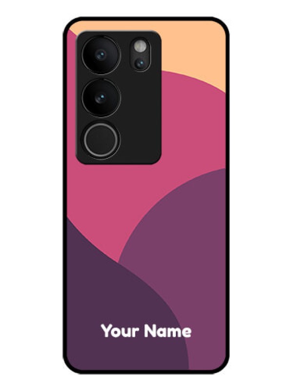 Custom Vivo V29 Pro 5G Custom Glass Phone Case - Mixed Multi - Colour Abstract Art Design