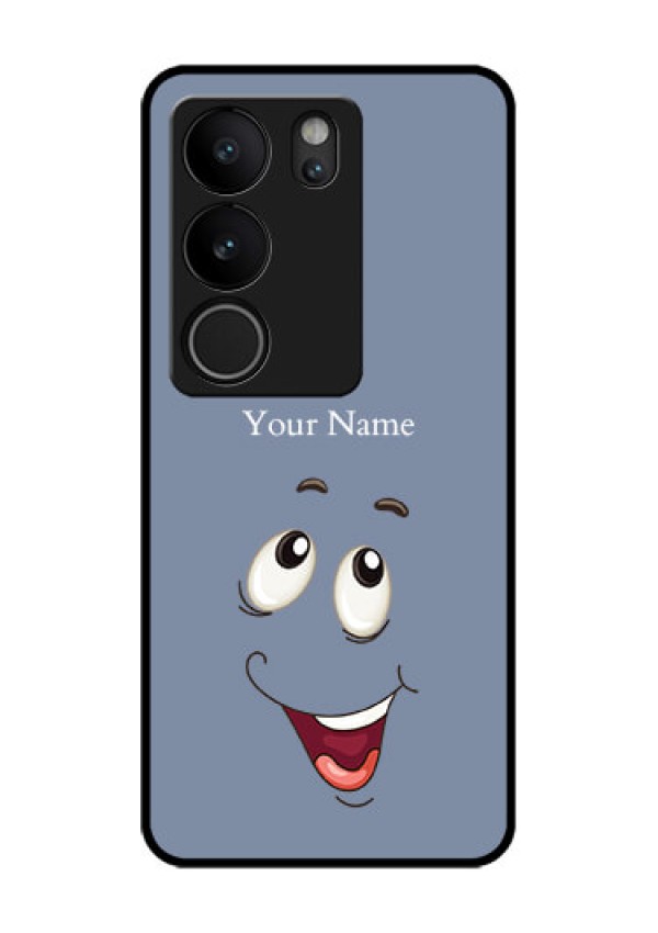 Vivo V29 Pro 5G Custom Glass Phone Case - Laughing Cartoon Face Design