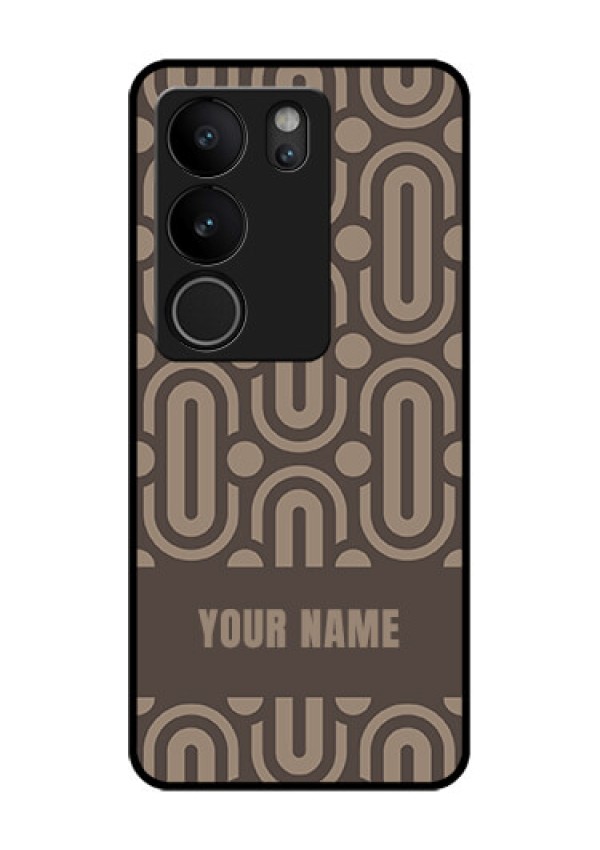 Vivo V29 Pro 5G Custom Glass Phone Case - Captivating Zero Pattern Design